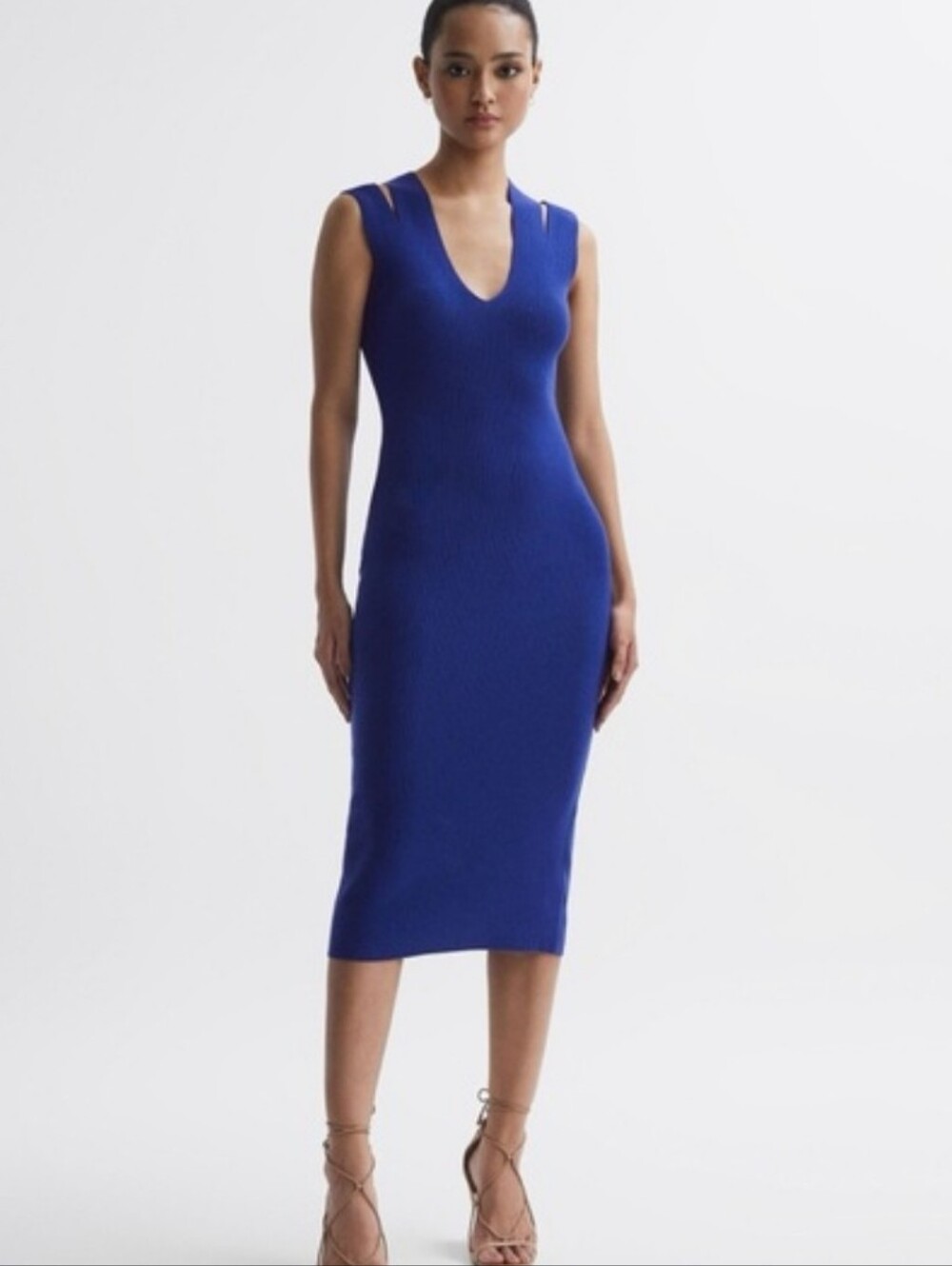 REISS KARA KNIT DRESS - Picture 7 of 7